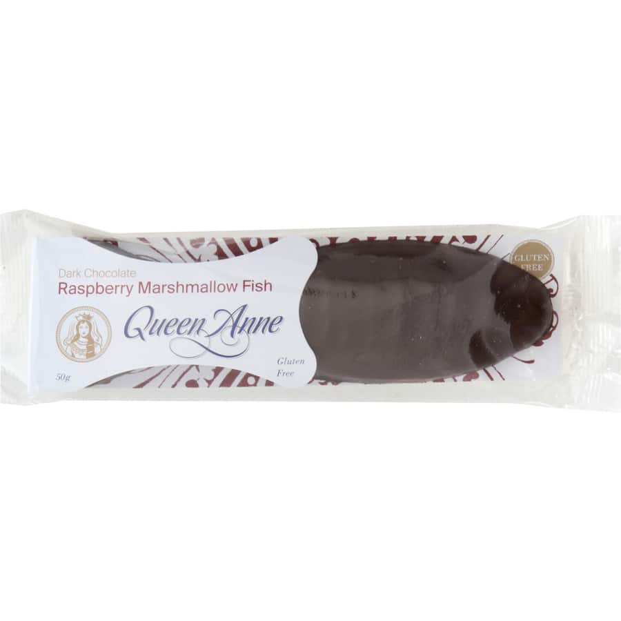 Queen Anne Chocolate Bar Dark & Marshmallow Fish 50g
