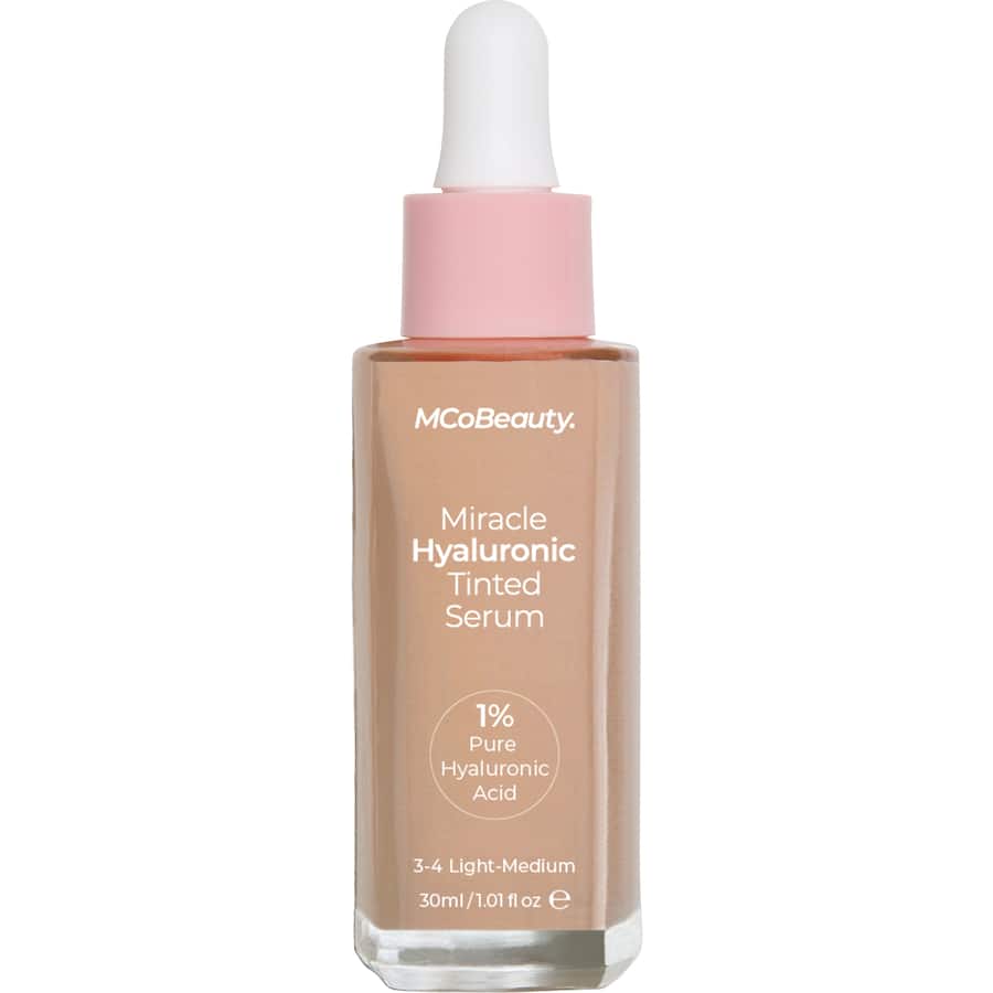 Mcobeauty Miracle Hyaluronic Tinted Facial Serum Light Medium 30mL