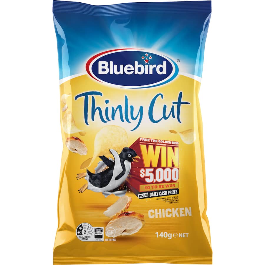 Bluebird Thin Cut Chips Chicken 140g