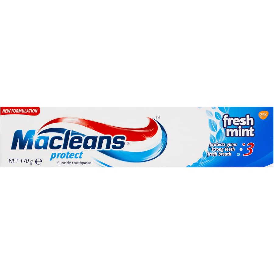 Macleans Protect Toothpaste Fresh Mint Tube 170g