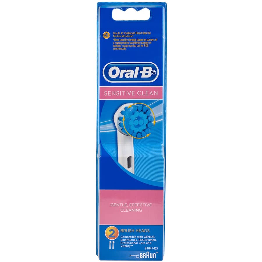 Oral B Electric Toothbrush Heads Precision Clean Sens Ebs 17 Refill 2pack