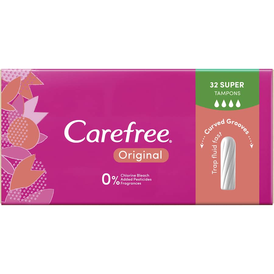 Carefree Tampons Super 32pack