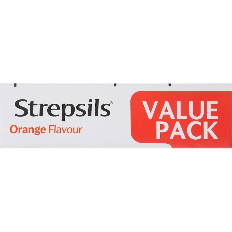 Strepsils Cough Throat Lozenges Soothing Relief Orange 36pack
