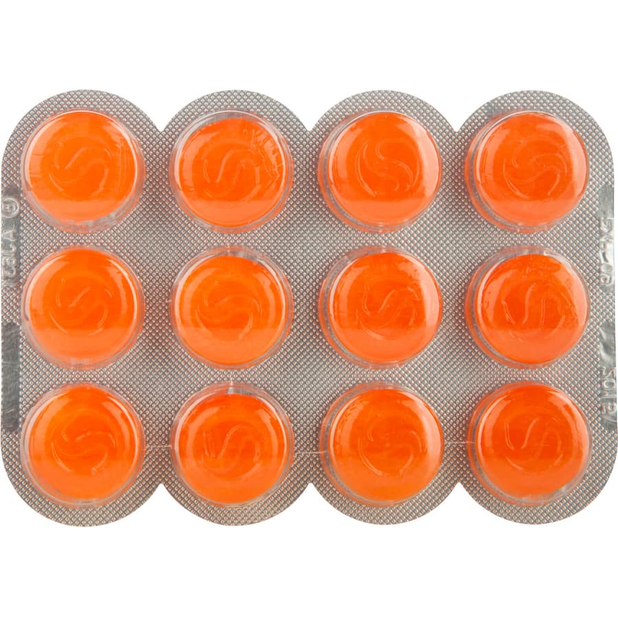 Strepsils Cough Throat Lozenges Soothing Relief Orange 36pack