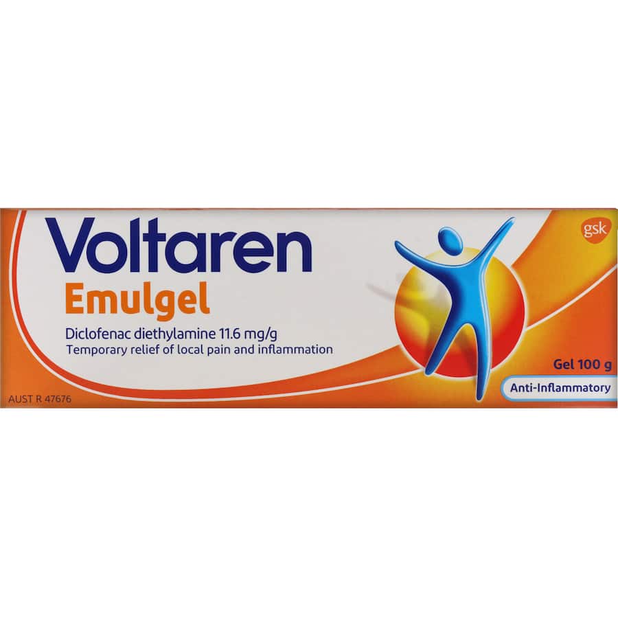Voltaren Pain Relief Emulgel Muscle And Back 100g tube