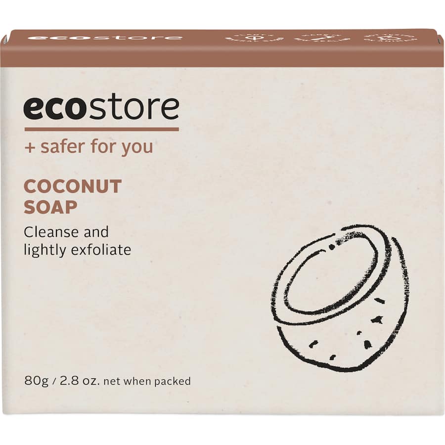 Ecostore Soap Coconut Bar 80g