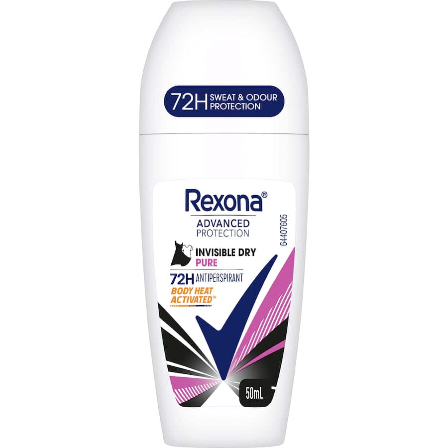 Rexona Women Advanced Roll On Invisible Pure 50mL