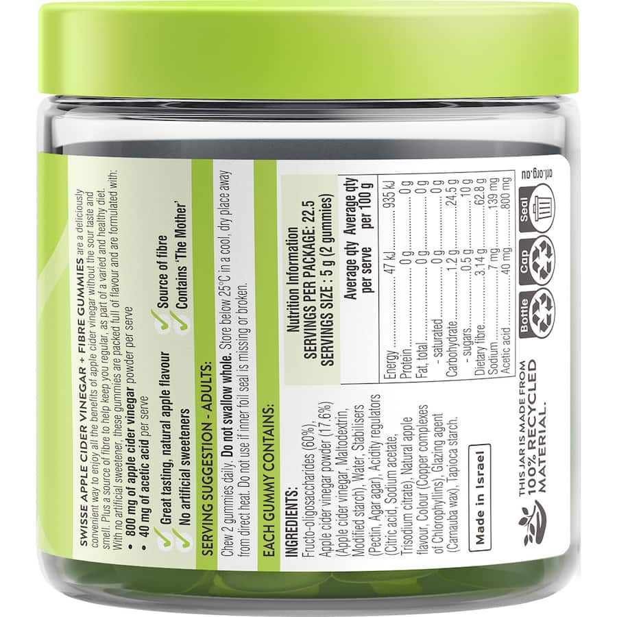 Swisse Apple Cider Vinegar Fibre 45ea