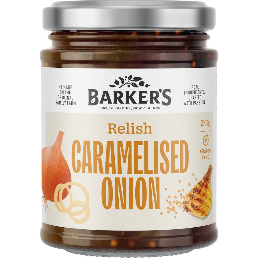 Barkers Chutney NZ Onion Marmalade 270g