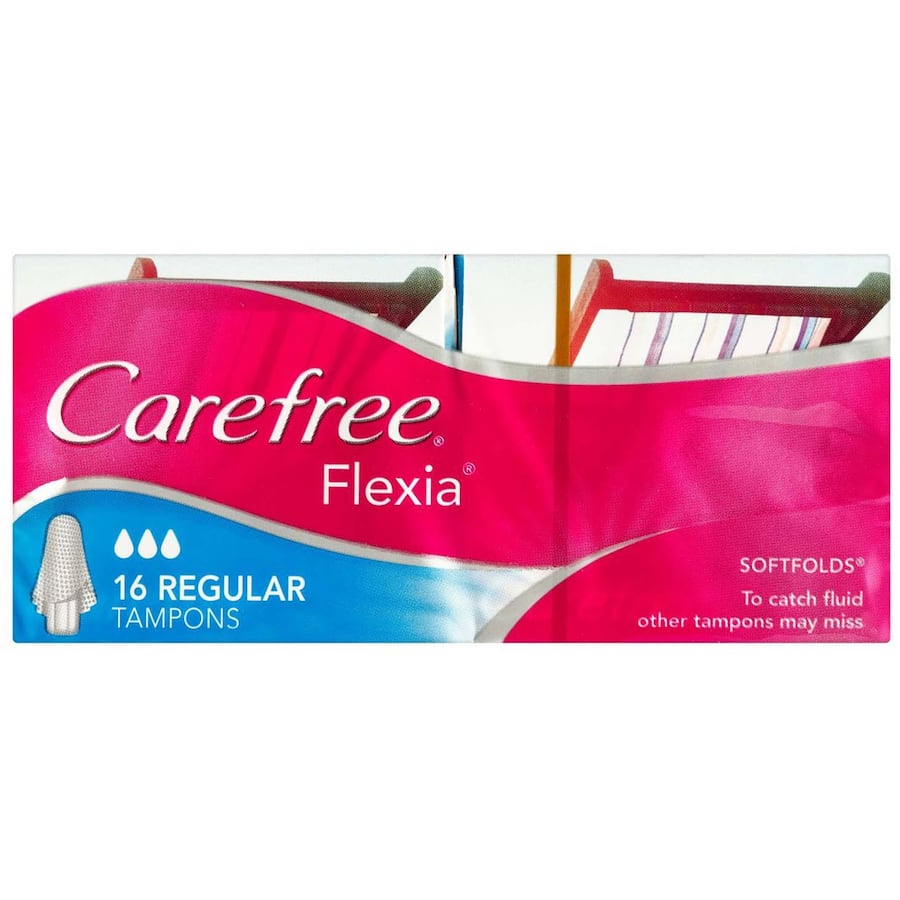 Carefree Flexia Tampons Regular 16pack