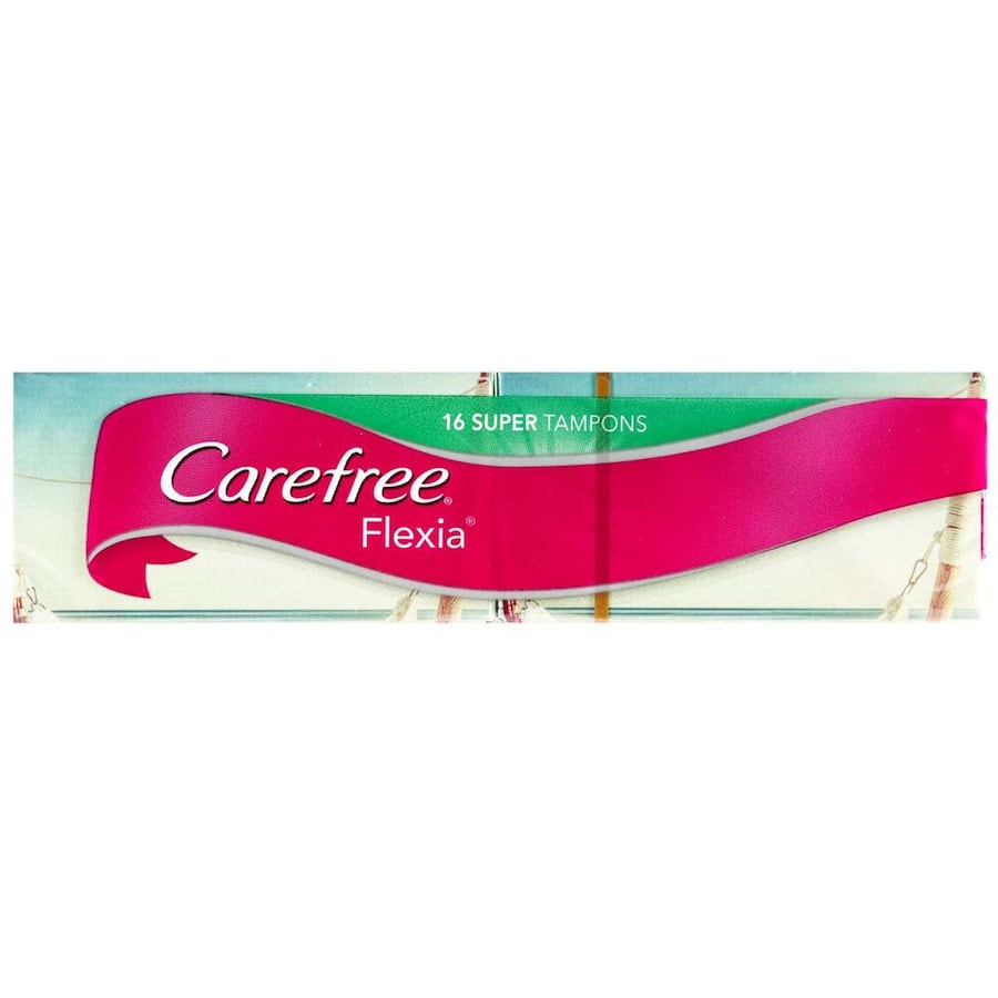 Carefree Flexia Tampons Super 16pack
