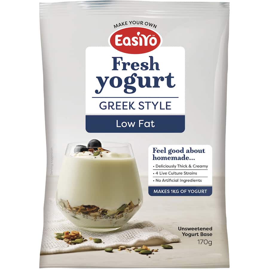 Easiyo Yoghurt Base Low Fat Greek Style Sachet 170g