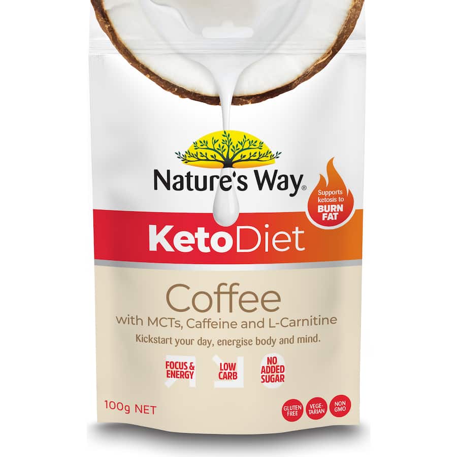Natures Way Dietary Supplement Keto Diet Coffee 100g