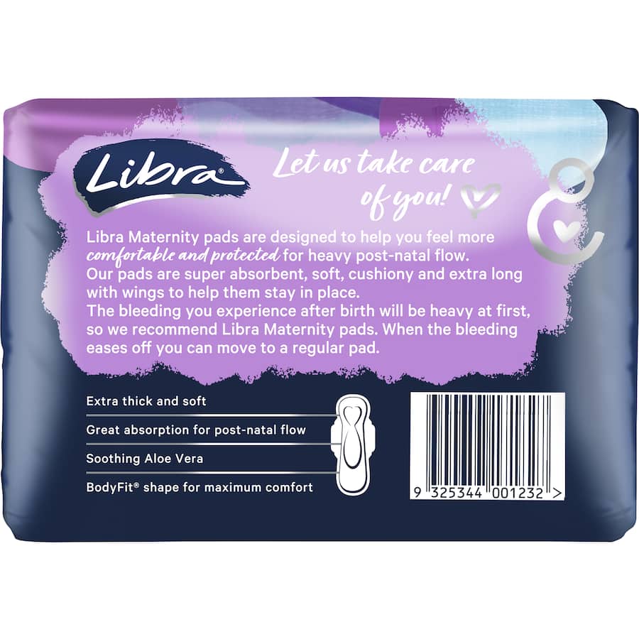 Libra Maternity Pads Extra Long With Wings 10pack