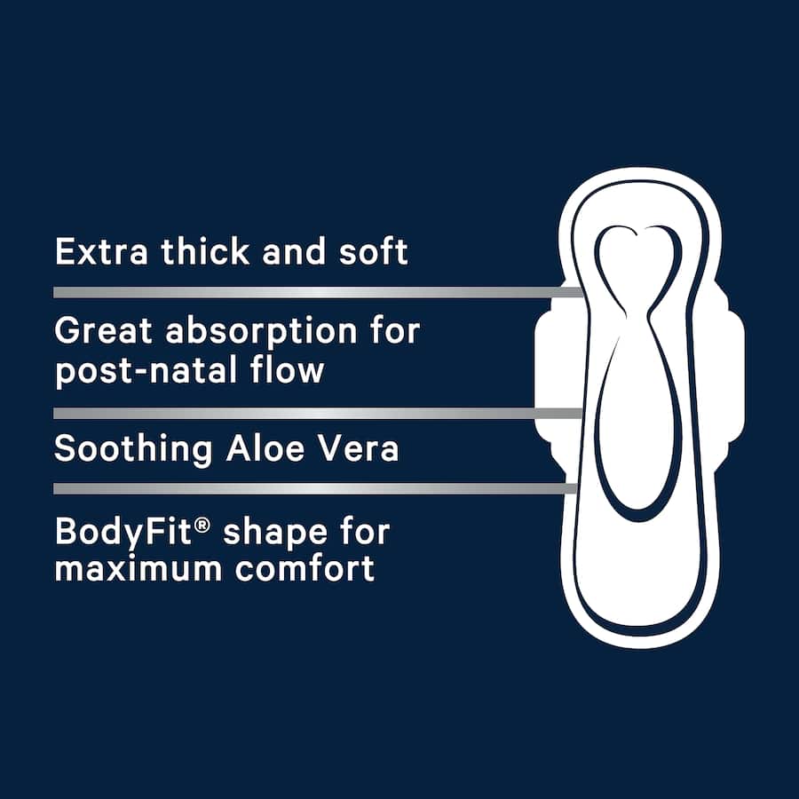 Libra Maternity Pads Extra Long With Wings 10pack