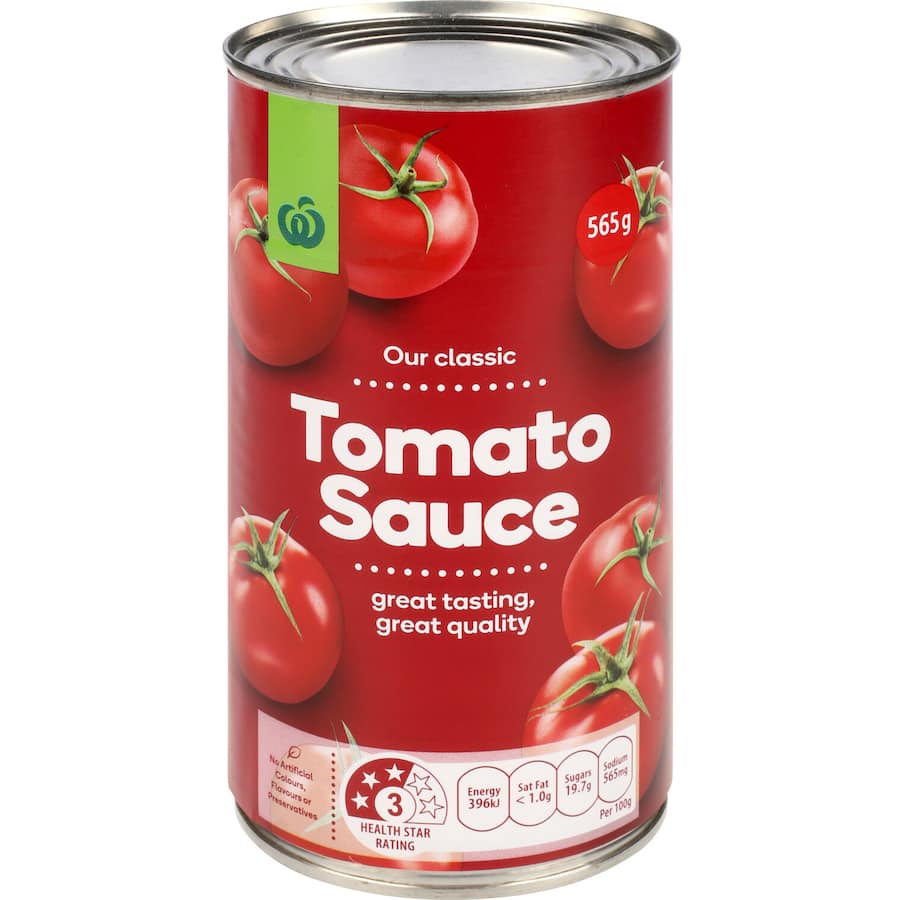 Woolworths Tomato Sauce Refill 565g