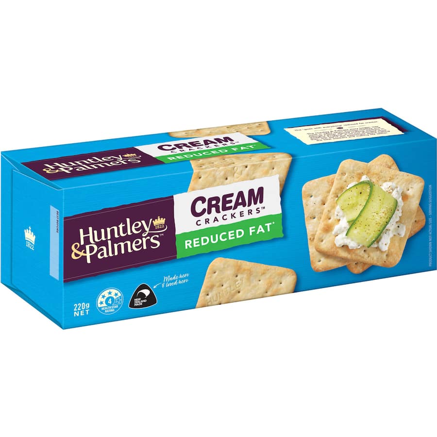 Huntley & Palmers Crackers Cream Reduced Fat 220g