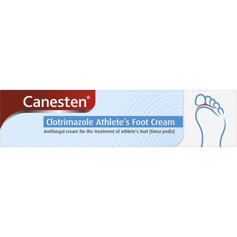 Canesten Athletes Foot Cream Clotrimazole 10mg/g 50g