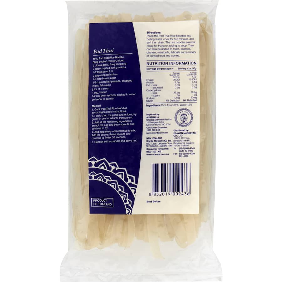 Erawan Rice Noodles Pad Thai Packet 200g