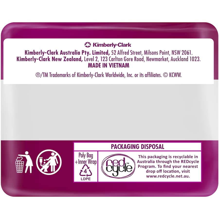 Poise Womens Continence Pads Extra Long Liners 22pack