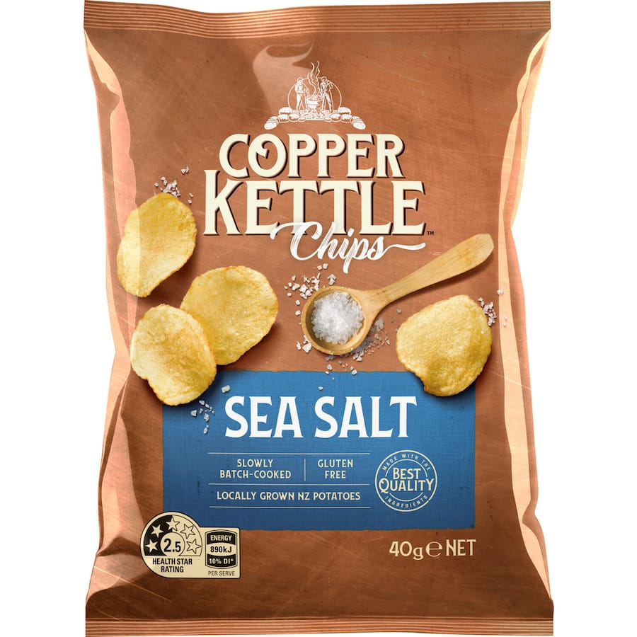 Copper Kettle Chips Sea Salt 40g