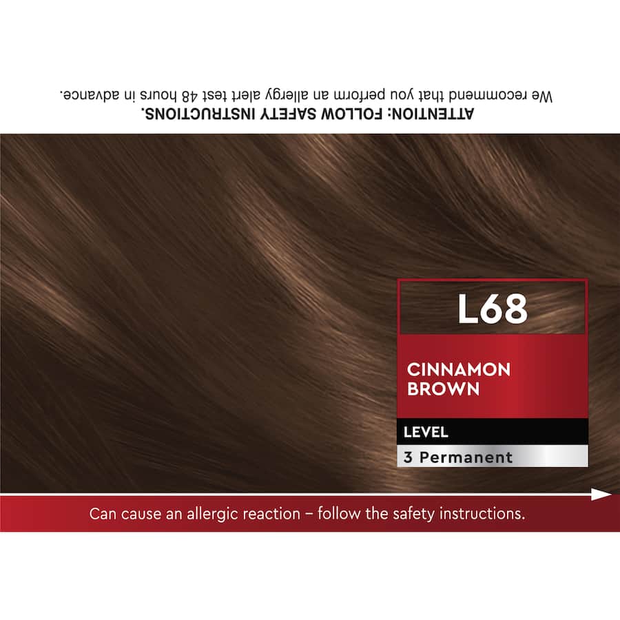 Schwarzkopf Brilliance Permanent Hair Colour L68 Cinnamon Brown