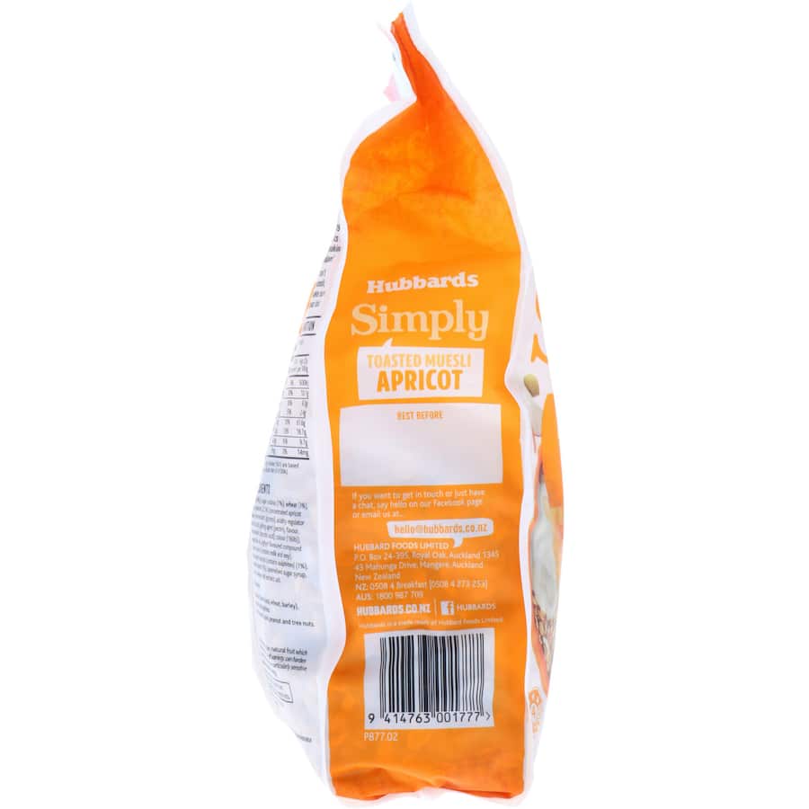 Hubbards Simply Muesli Toasted Apricot 650g