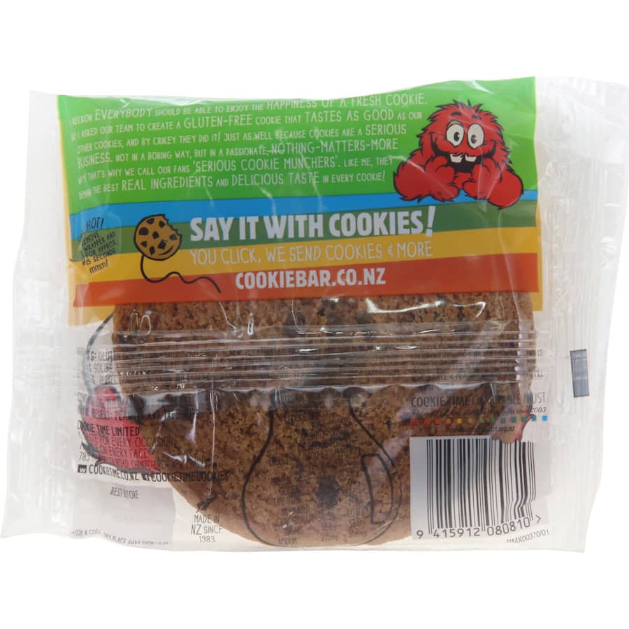 Cookie Time Gluten Free Cookies Chocolate Chunk 55g