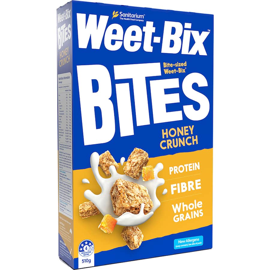 Sanitarium Weet-bix Bites Cereal Crunchy Honey 510g