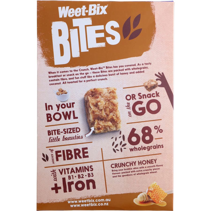 Sanitarium Weet-bix Bites Cereal Crunchy Honey 510g