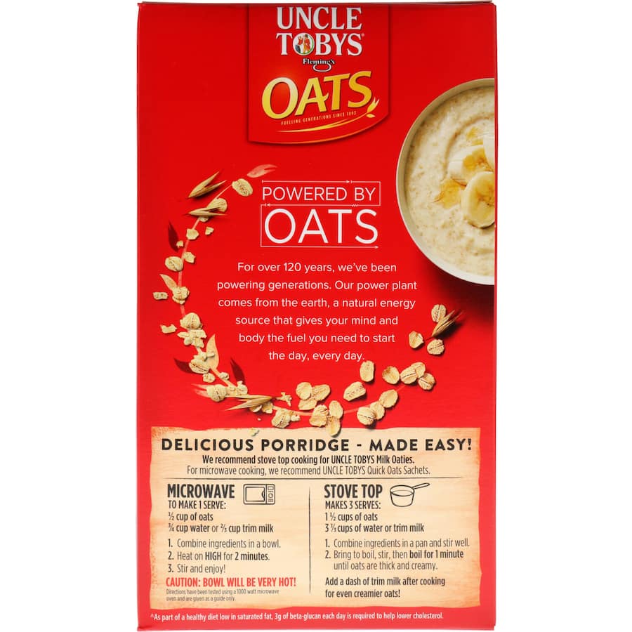 Uncle Tobys Milk Oaties Breakfast Cereal Box 500g