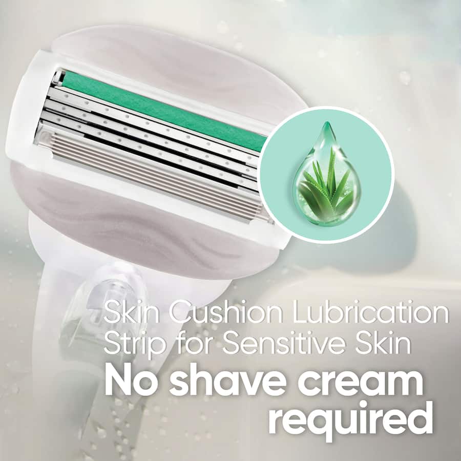 Gillette Venus Razor Handle Comfortglide Sensitive Kit