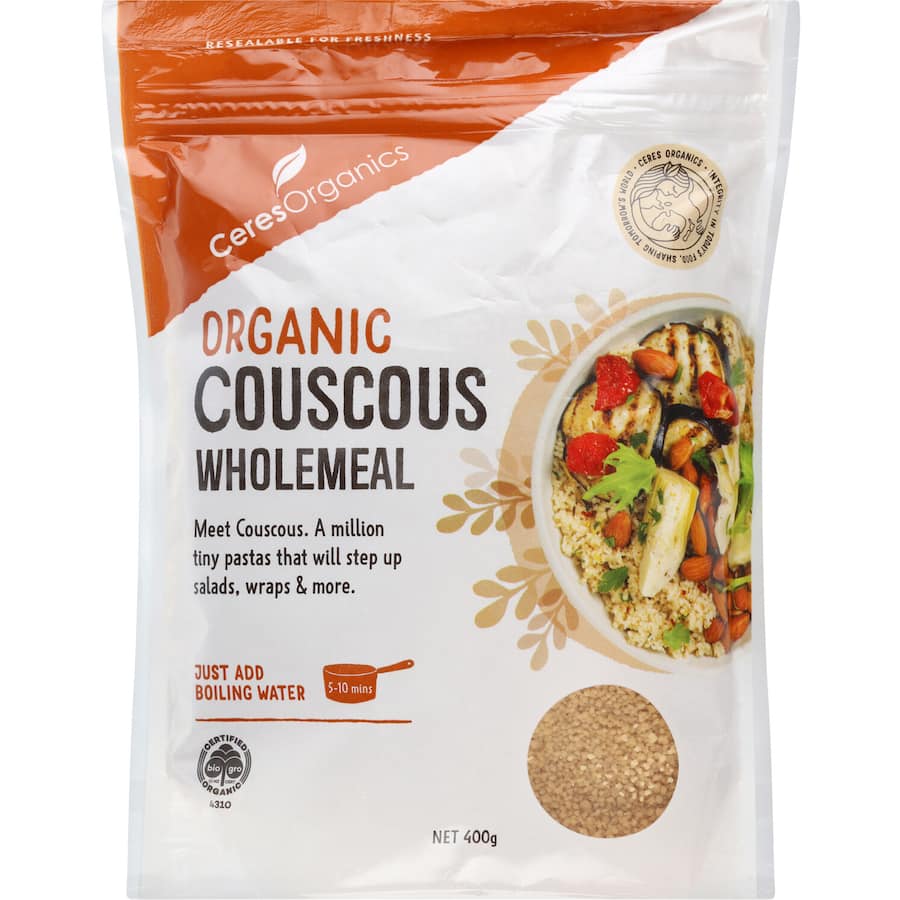 Ceres Organics Couscous Wholemeal Organic 400g