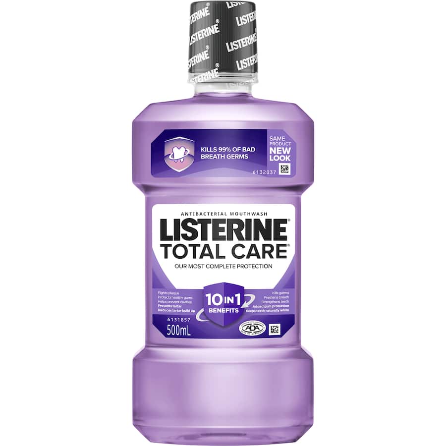 Listerine Mouthwash Total Care 10 In 1 500mL
