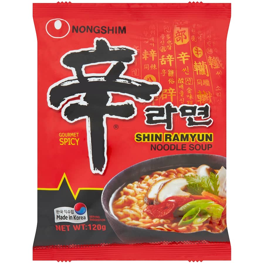 Nong Shim Ramen Noodles Shin Packet 120g