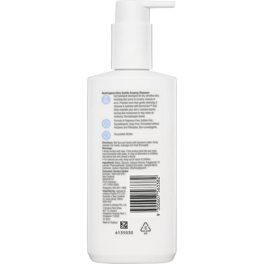 Neutrogena Cleanser Ultra Gentle Creamy