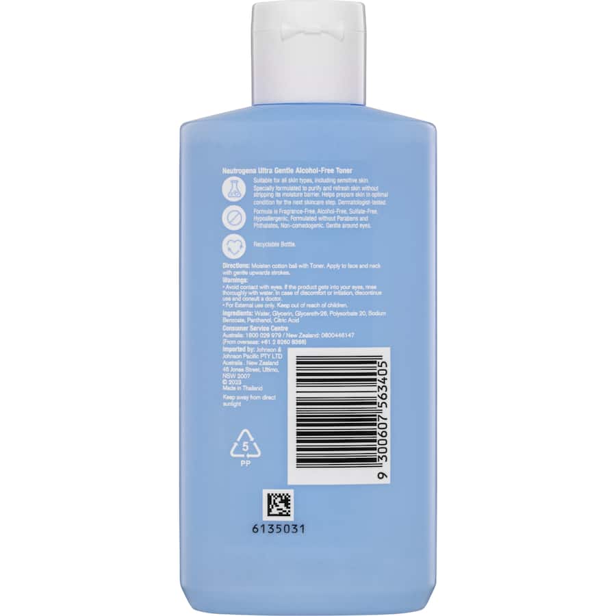 Neutrogena Toner Ultra Gentle Alcohol Free 150mL