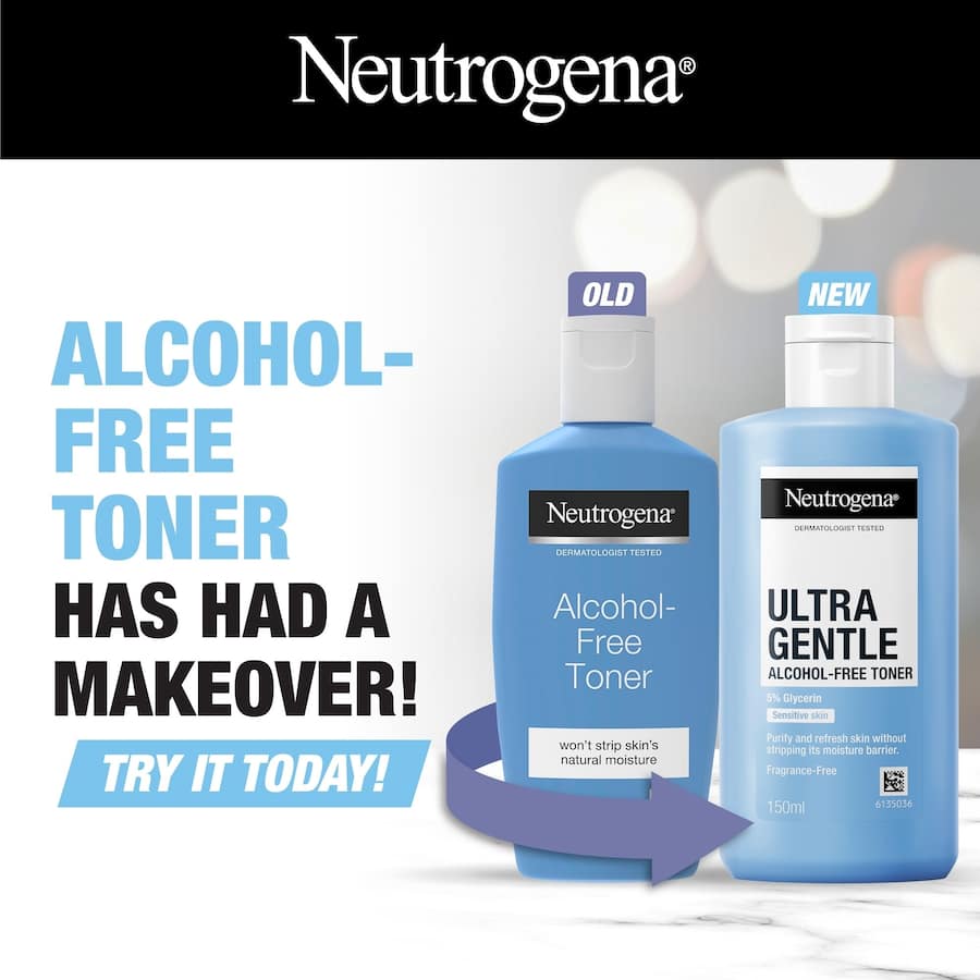 Neutrogena Toner Ultra Gentle Alcohol Free 150mL