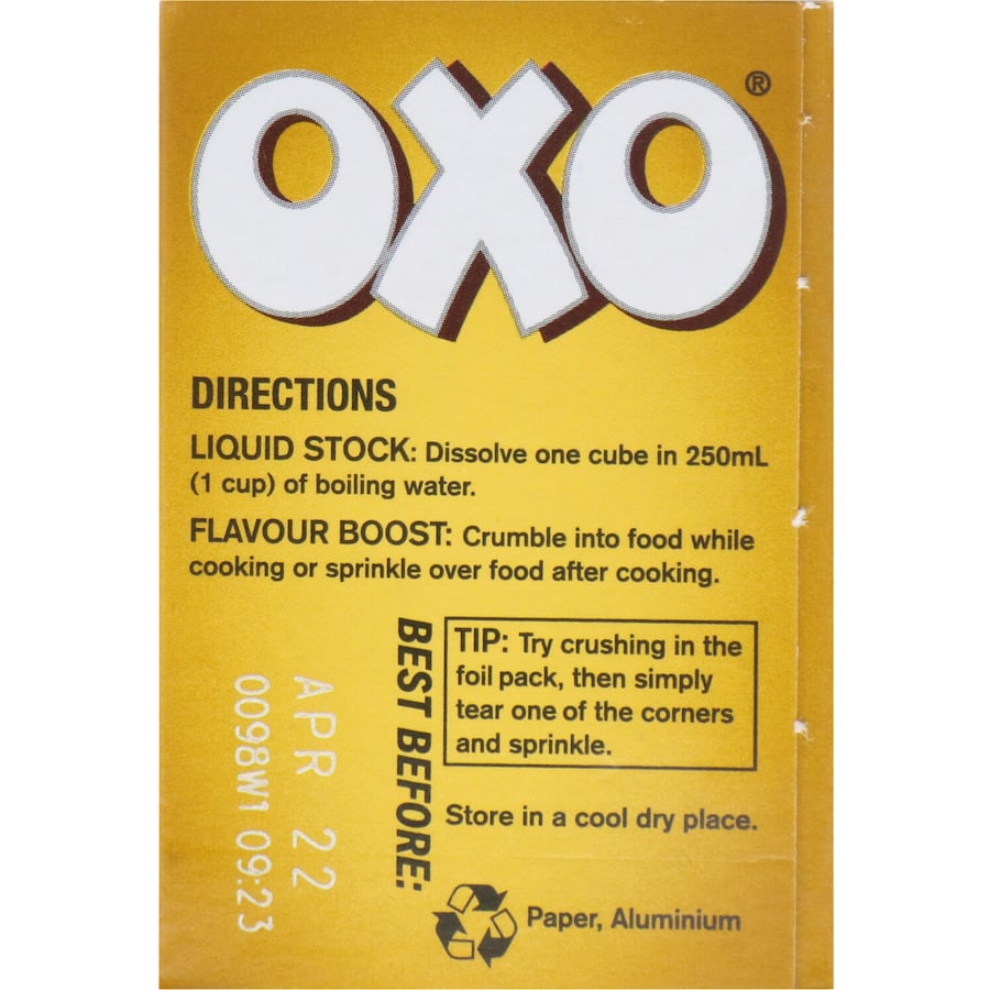 Oxo Chicken Stock Cubes 71g Box 12pack