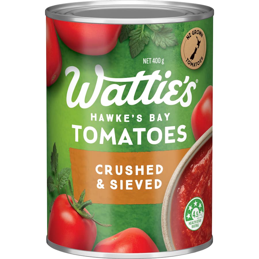 Watties Crushed & Sieved Tomatoes Can 400g