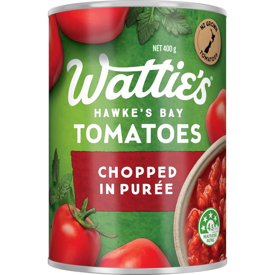 Watties Chopped Tomatoes In Purée Can 400g