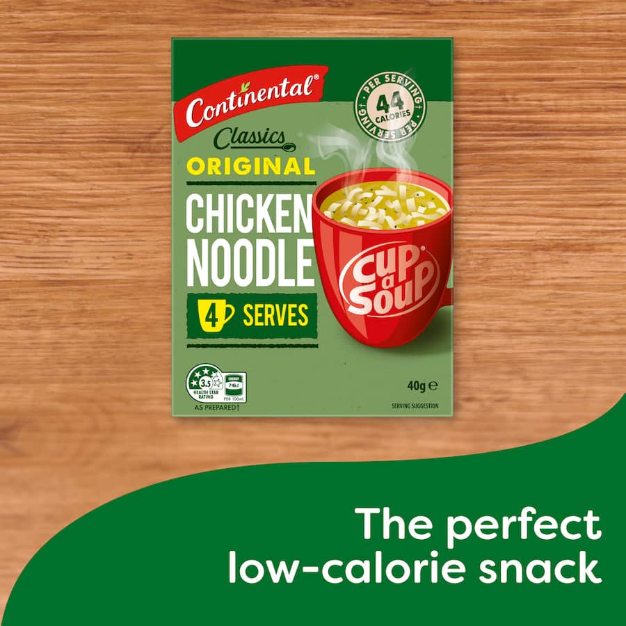 Continental Cup A Soup Instant Soup Chicken Noodle 40g 4pack