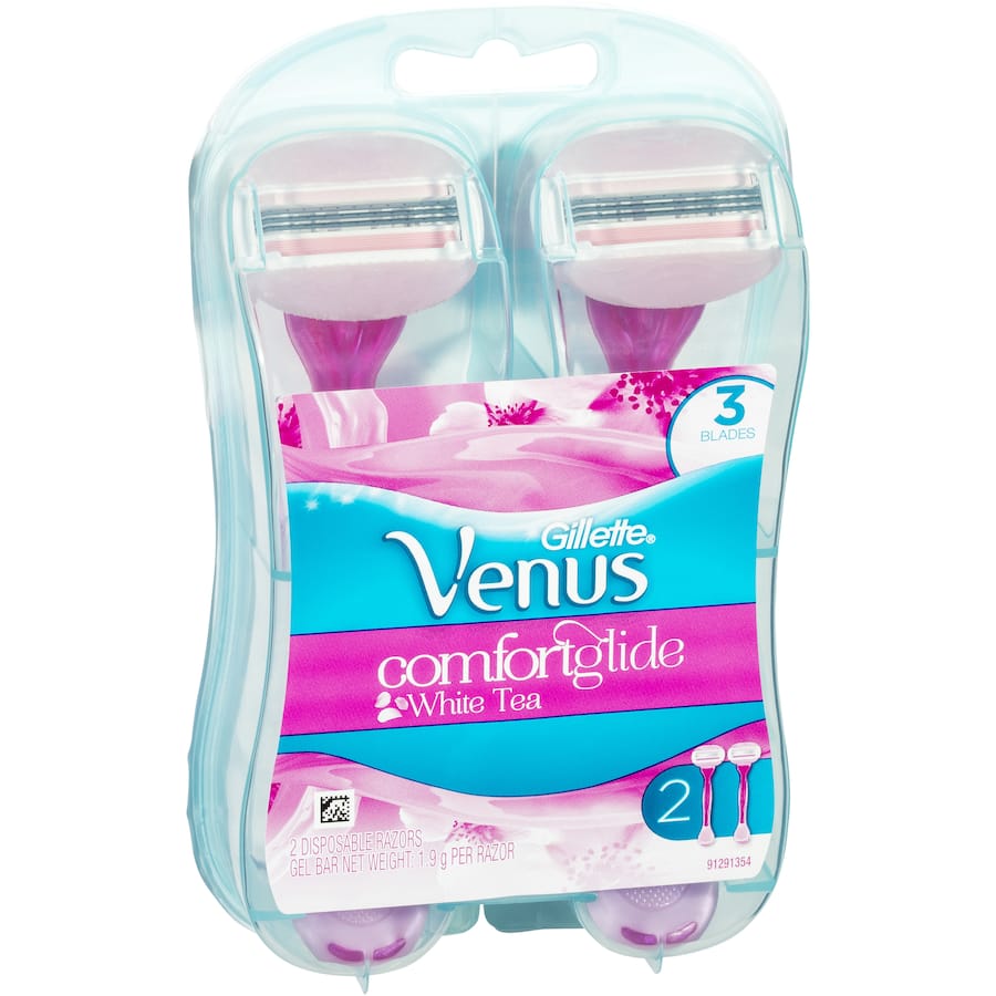 Gillette Venus Comfortglide Razor White Tea 2pack