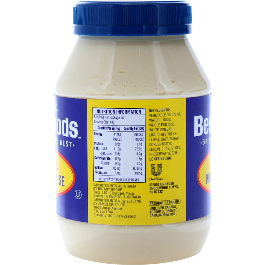 Best Foods Mayonnaise Real 810g