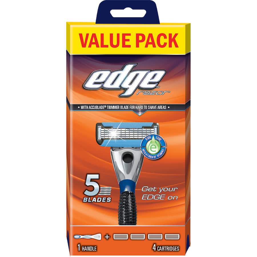 Edge Hybrid 5 Razor + 4 Blades