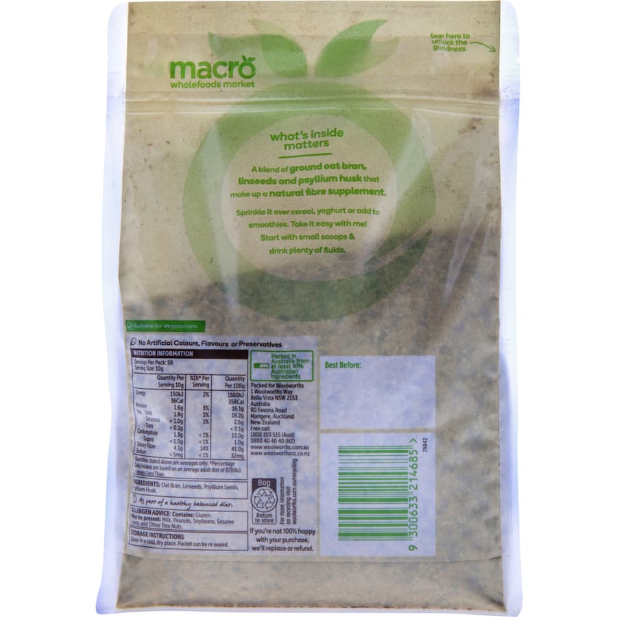 Macro Gentle Fibre 500g