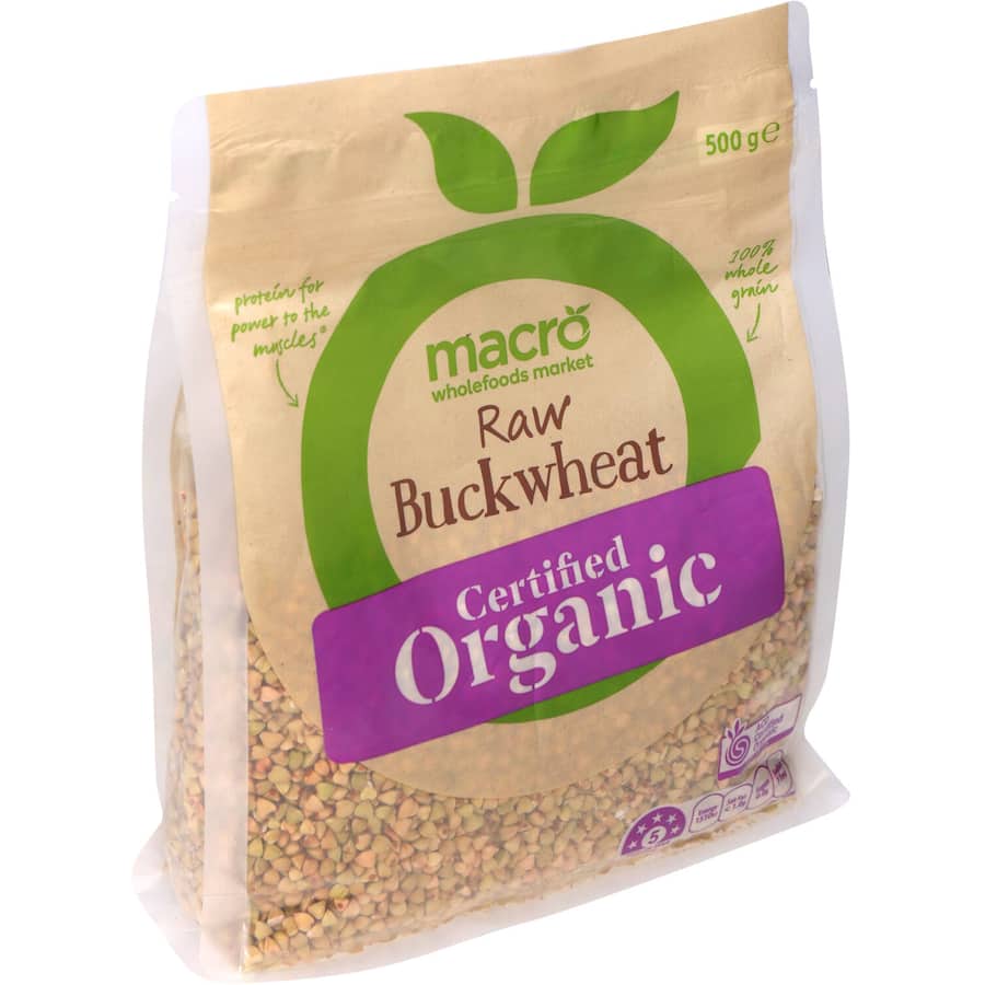 Macro Organic Buckwheat Raw 500g