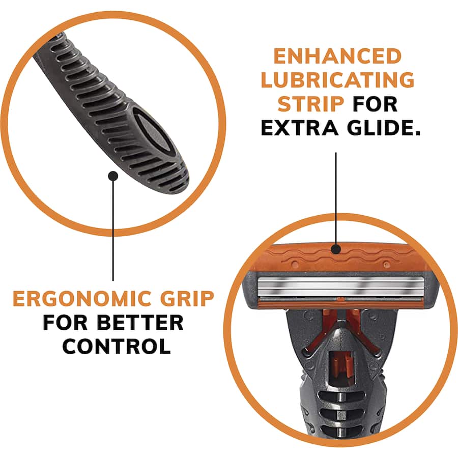 Bic Hybrid Comfort Razor + 6 Disposable Cartridges