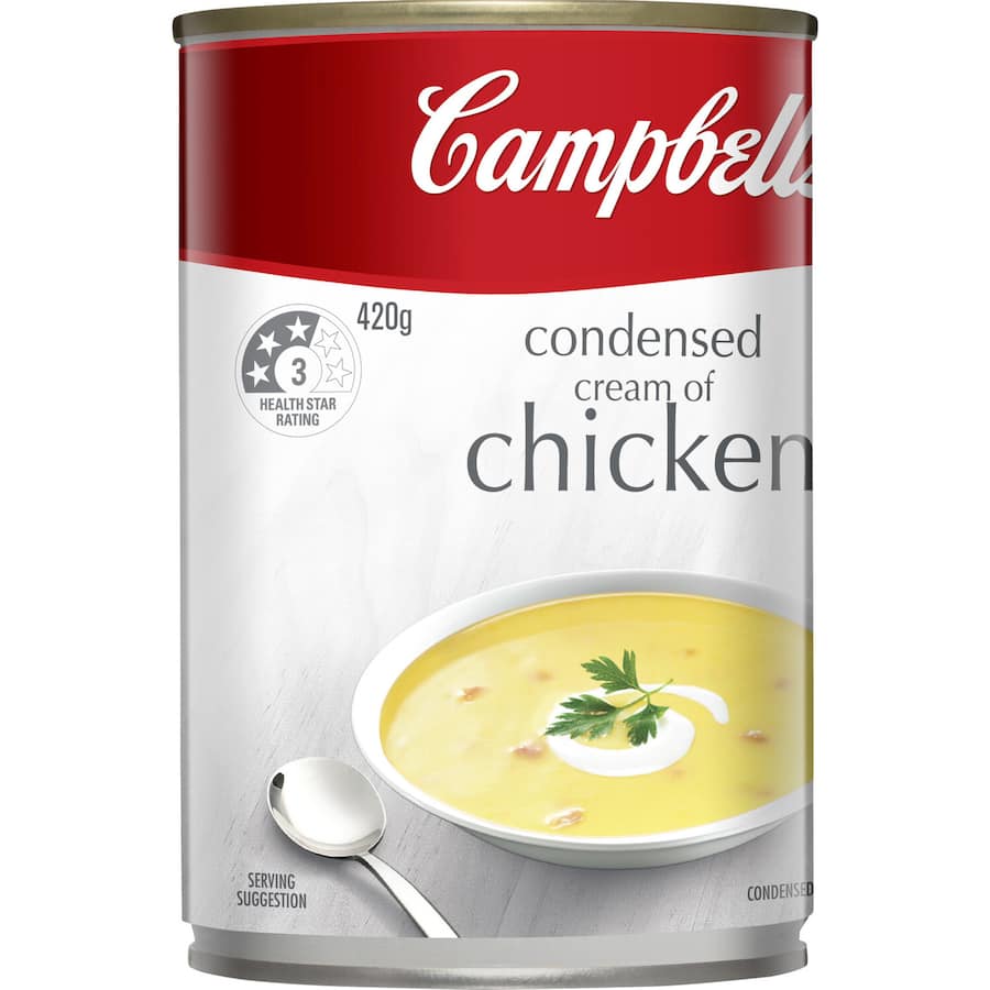 Campbell's Soup Cream Of Chicken Canned 420g