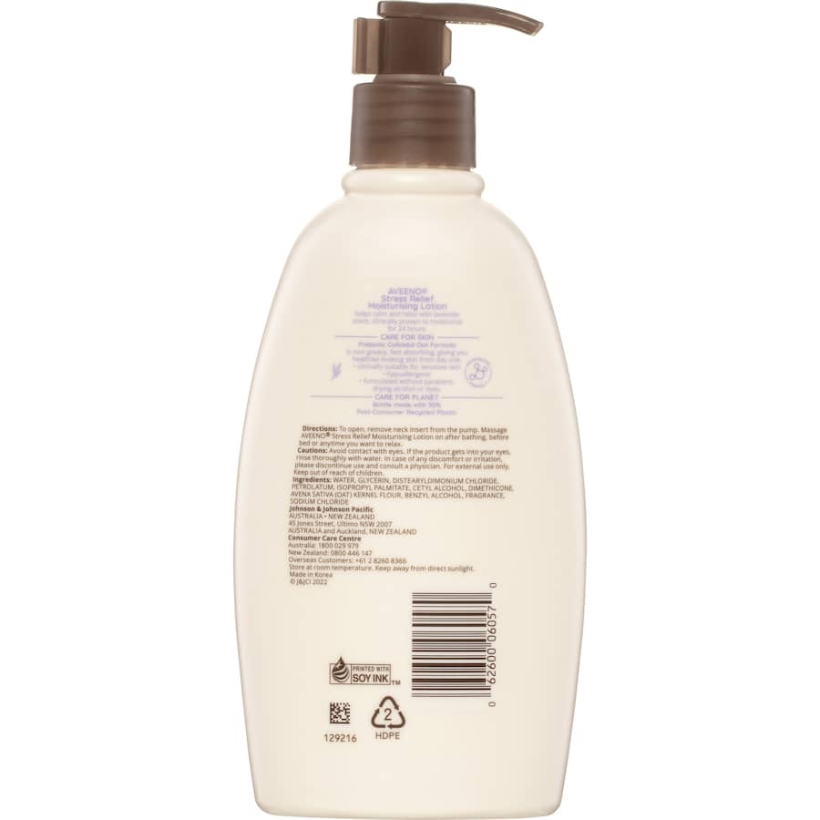 Aveeno Body Body Lotion Stress Relief Pump 354mL